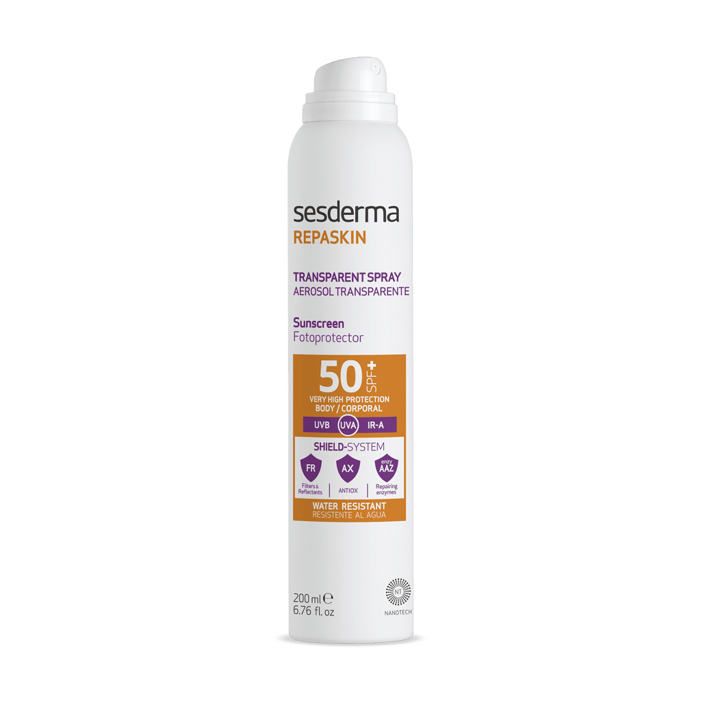 SESDERMA Repaskin Aerosol Transparente SPF50 200ml-1