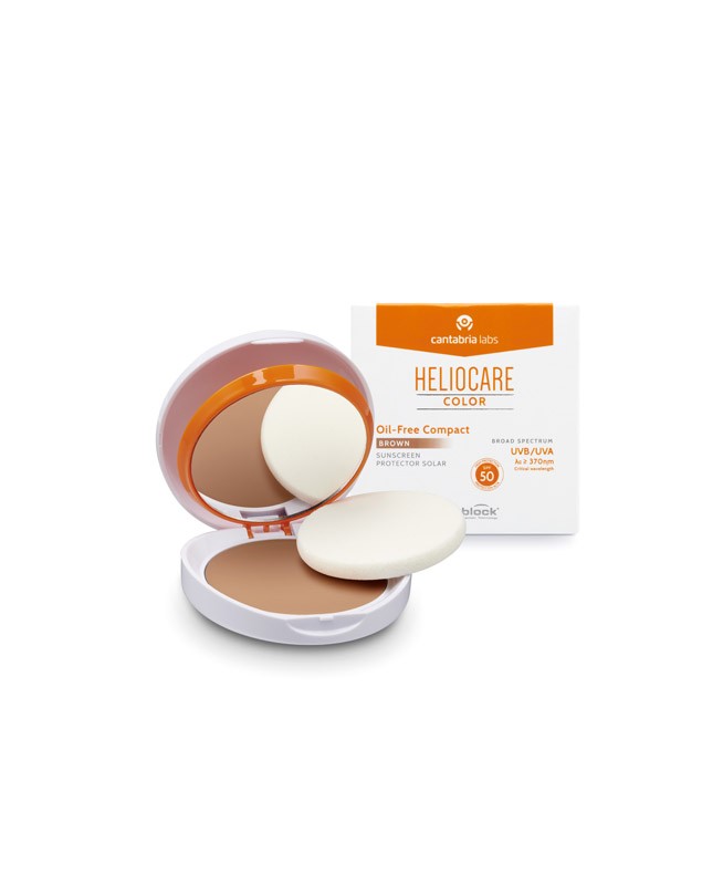 HELIOCARE Color Compacto Oil Free Brown SPF50 (10g)-2