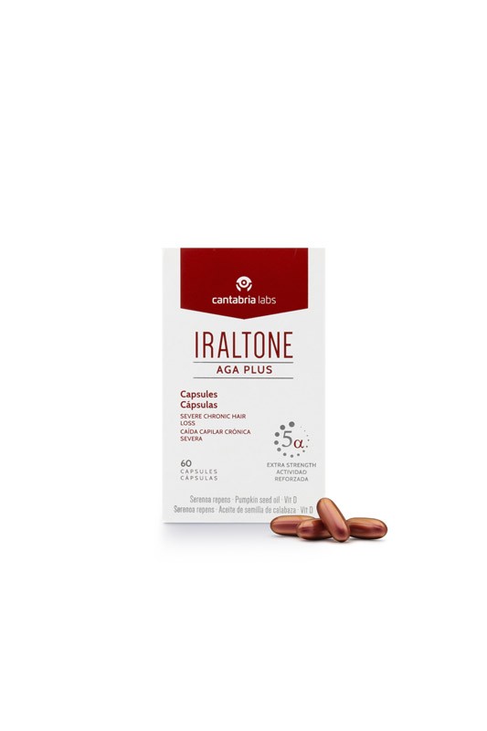 IRALTONE AGA Plus Anticaída 60 Cápsulas-3