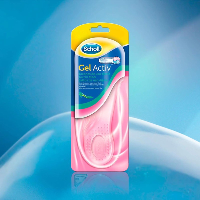 SCHOLL Plantilla Gel Activ Tacón Uso Diario 2uds.-3