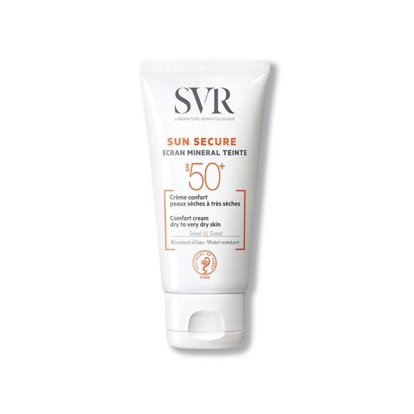 SVR Sun Secure Crema Mineral Tintada Pieles Secas SPF50+ (50ml)-1