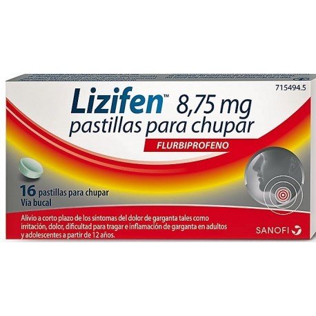 Lizifen 8,75MG 16 Pastillas para Chupar-1