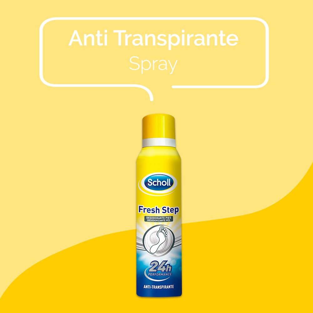 SCHOLL Fresh Step Desodorante Pies Spray Anti Transpirante 150ml-2