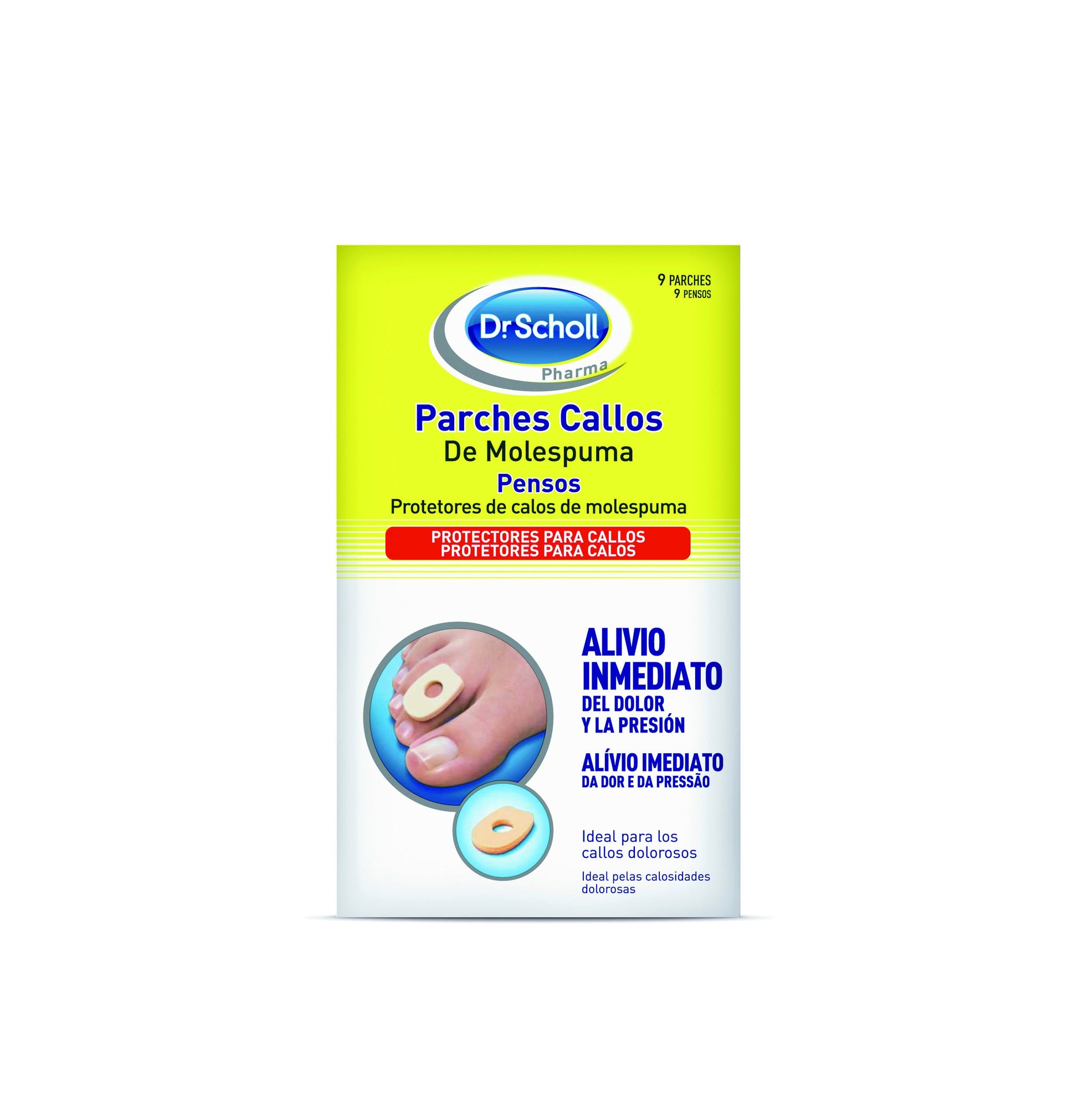 SCHOLL Parches Callos Molespuma 9 parches-1