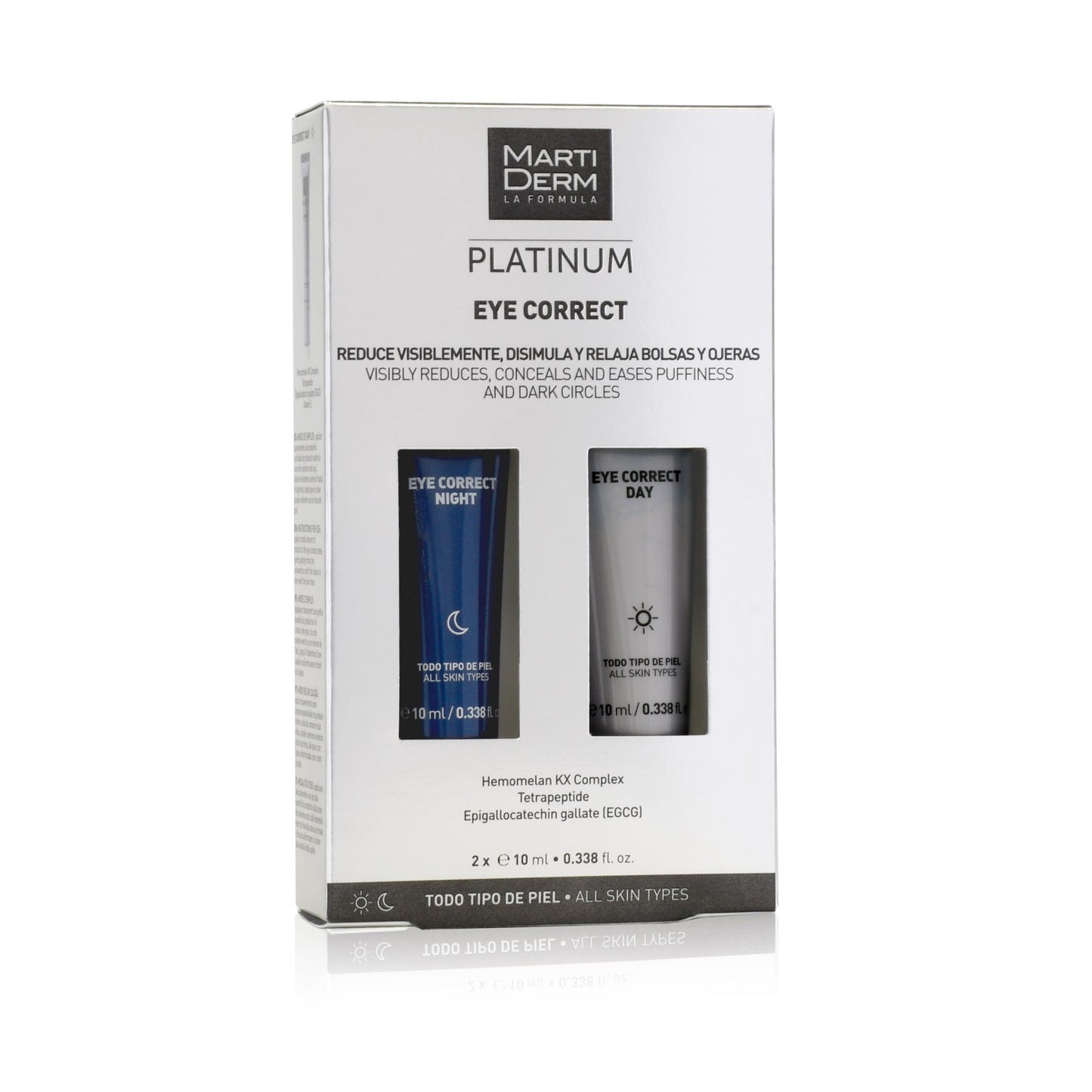 Martiderm Platinum Eye Correct Día 10ml + Noche 10ml-3