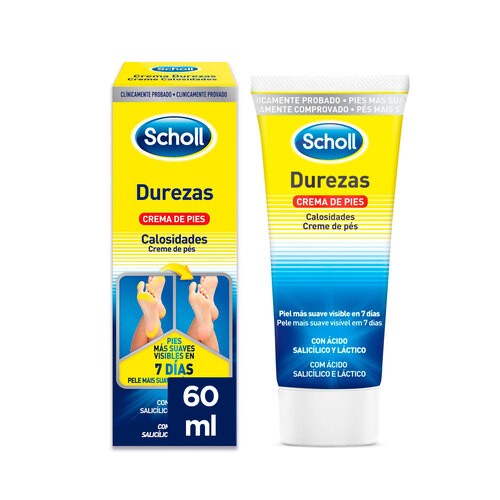 SCHOLL Crema Durezas Pies 60ml-1