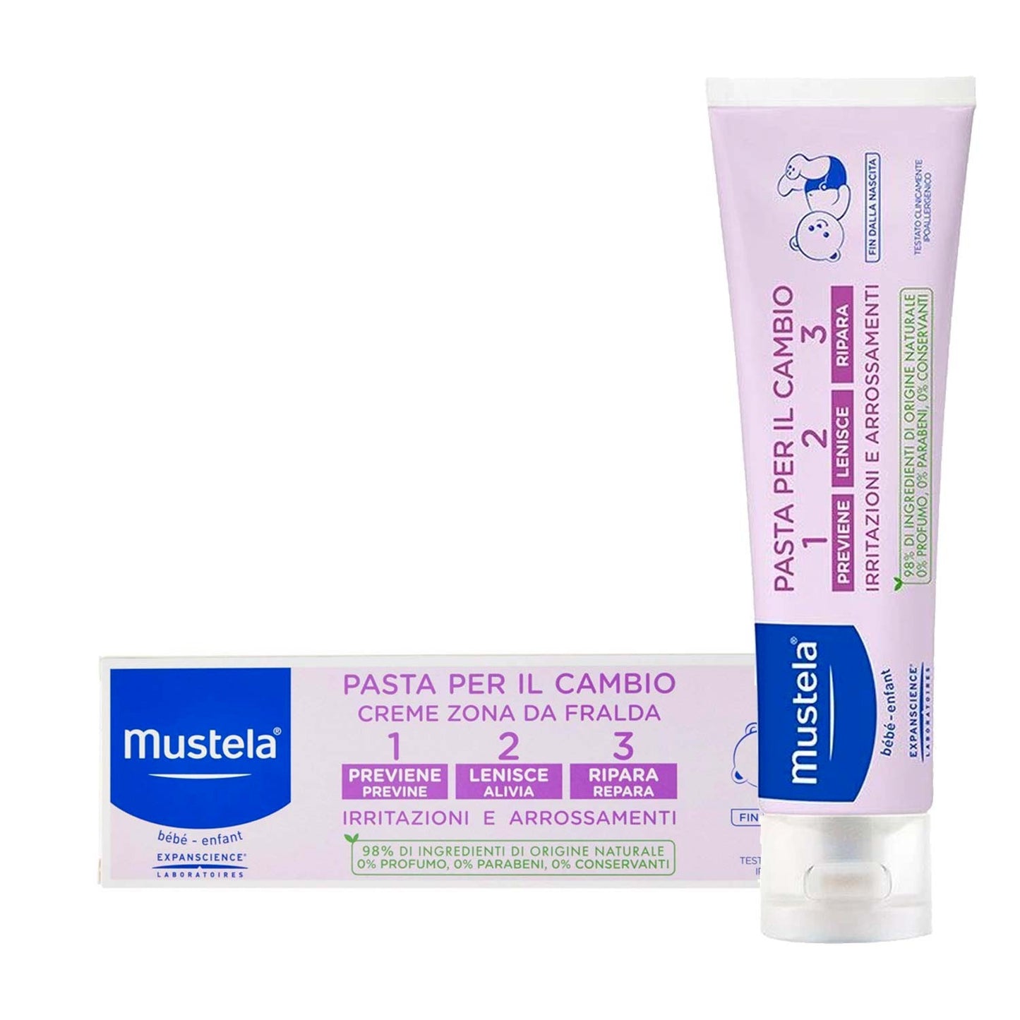 MUSTELA Crema Bálsamo 1-2-3 Cambio de Pañal 150ml-1