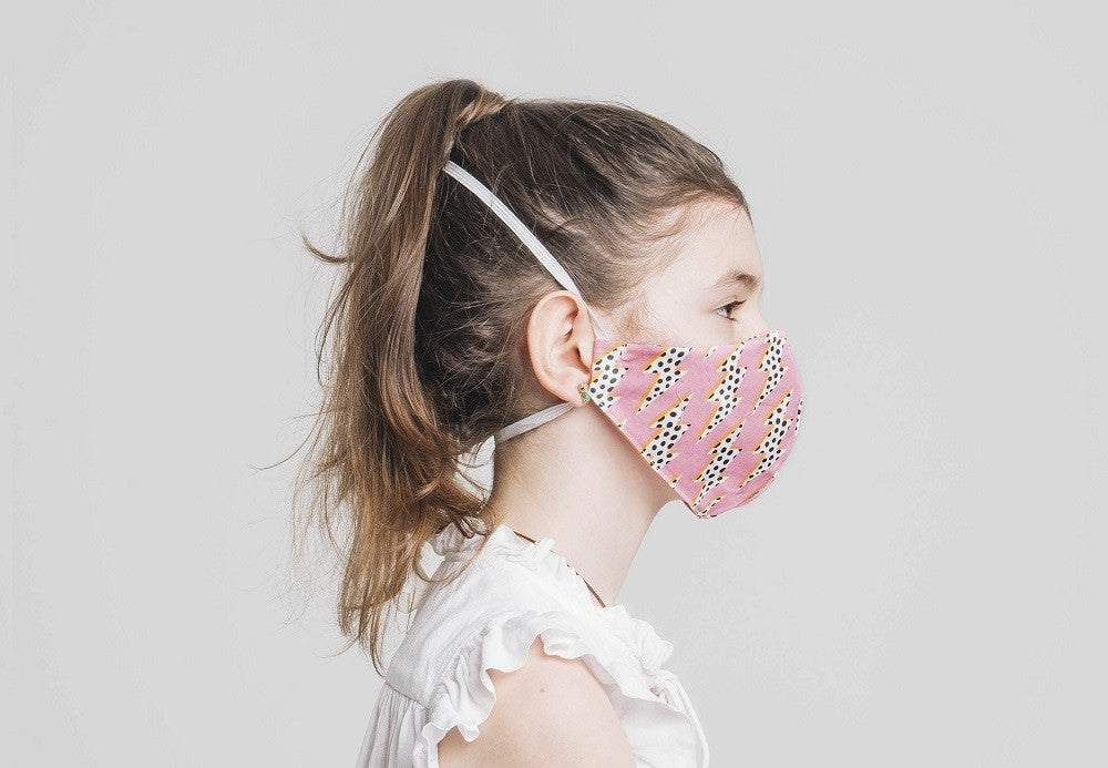 Mascarilla Niños R40 MEMPHIS Reutilizable y Lavable 100% Algodón Ecológico 3-6 años-5