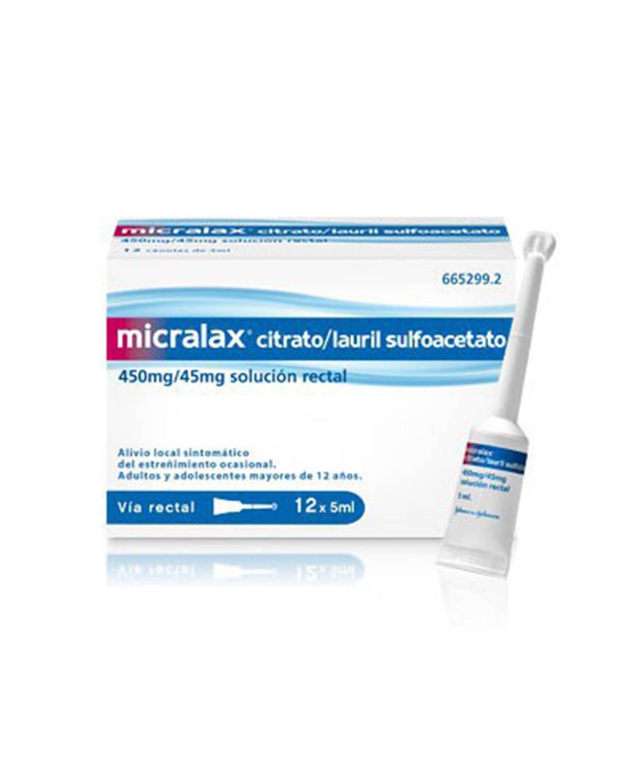 MICRALAX Emulsión Rectal 12 Microenemas 5ML-1