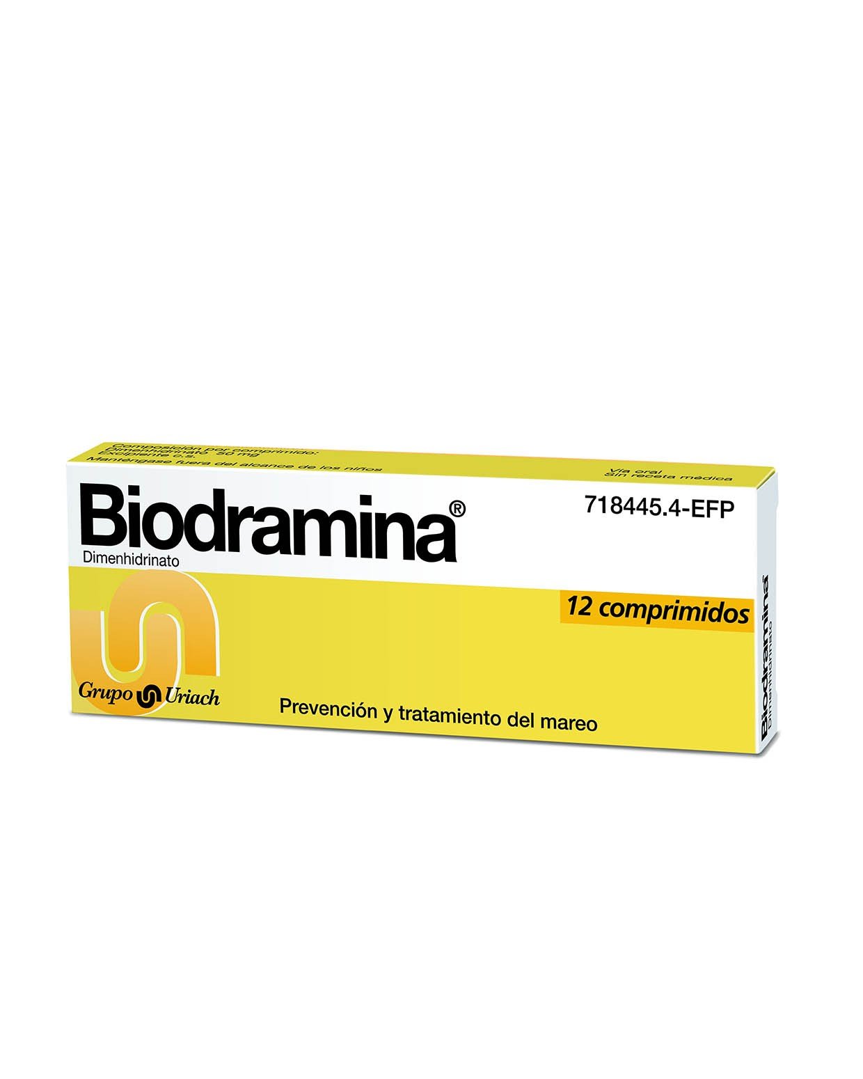 BIODRAMINA 50 MG 12 Comprimidos-1