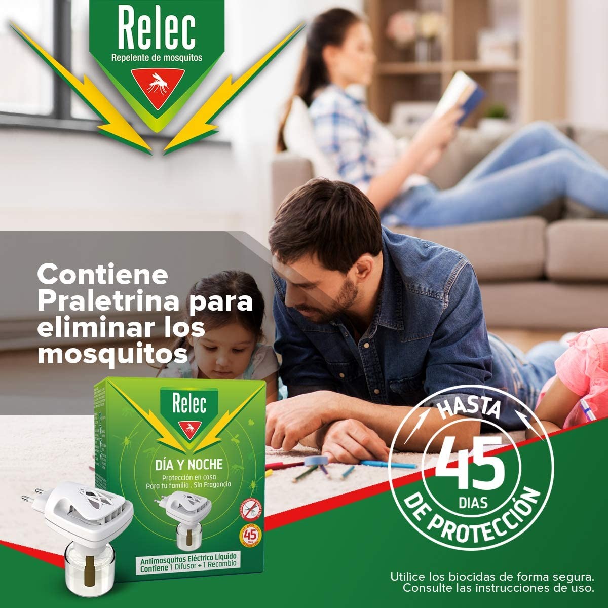 RELEC Día y Noche Recambio para Difusor Antimosquitos Eléctrico 35ml-3