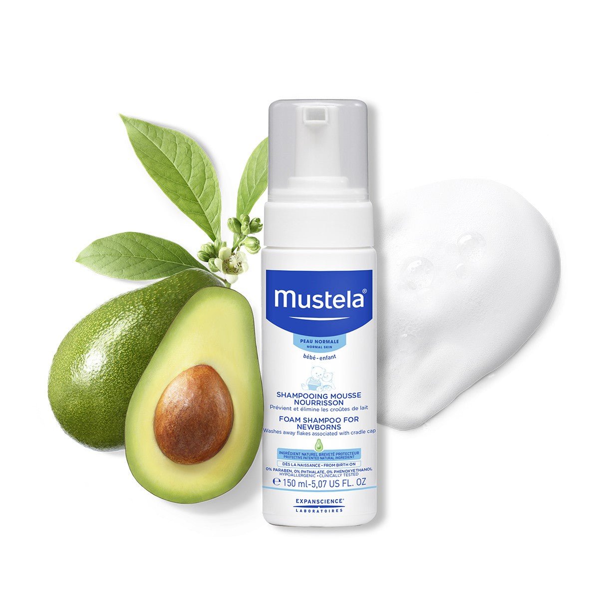MUSTELA Champú Mousse Recién Nacido 150ml-2