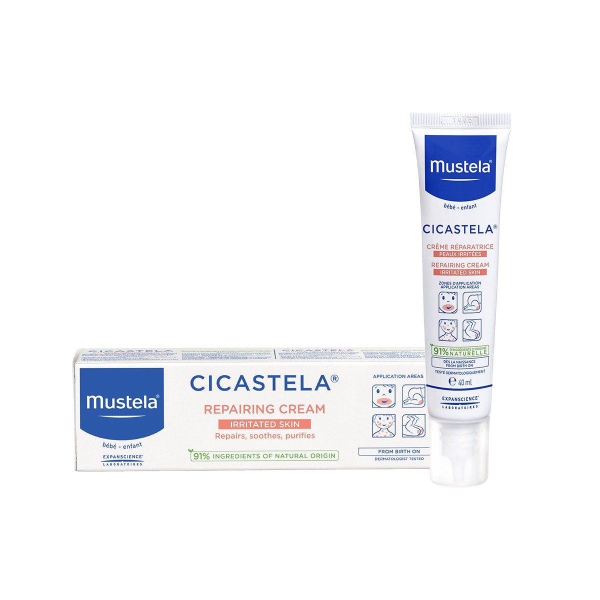 MUSTELA Cicastela Crema Reparadora 40ml-1