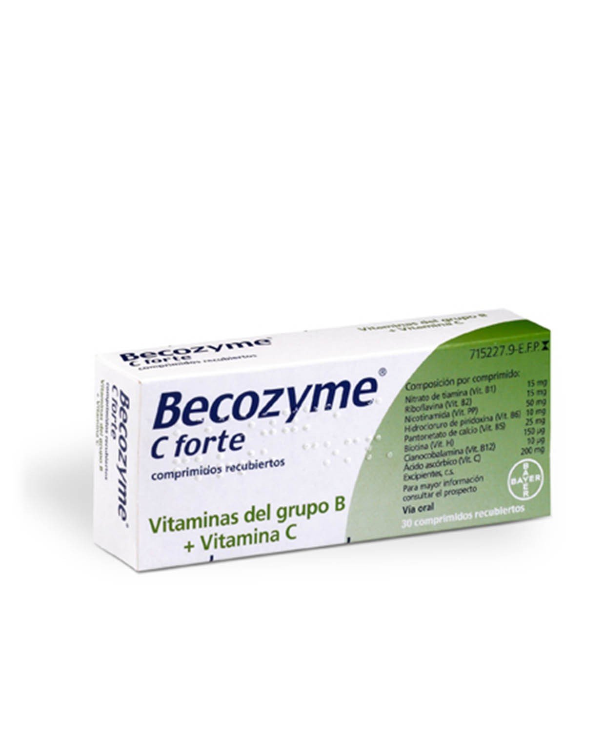BECOZYME C Forte 30 Comprimidos Recubiertos-1