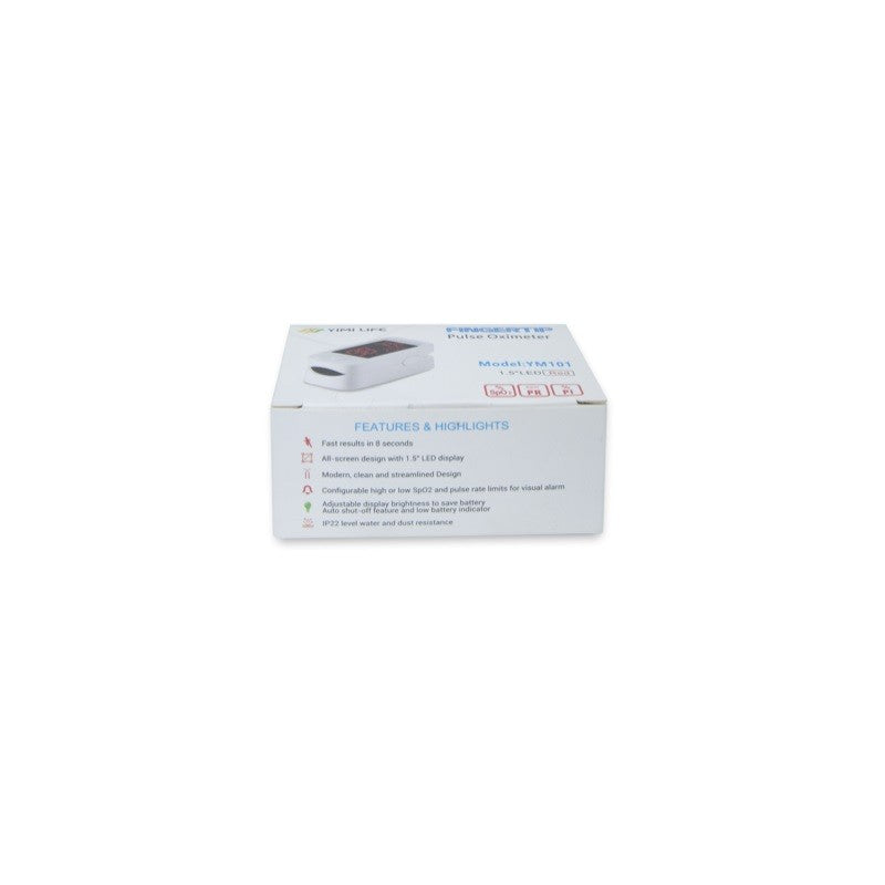 PULSIOXÍMETRO de Dedo Sensor de Oxígeno Yimi Life Fingertip YM101-9