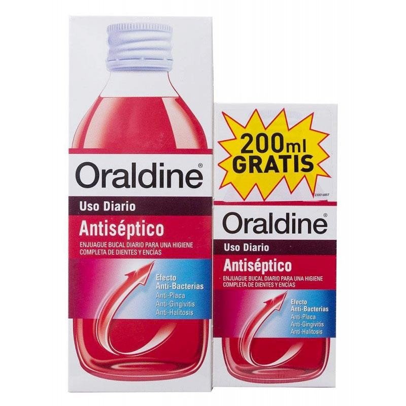 ORALDINE Antiséptico Pack 400ml + 200ml GRATIS-2