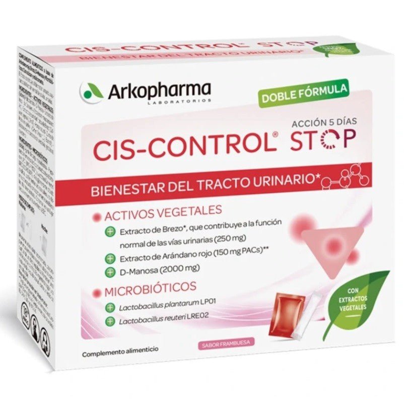 CIS-CONTROL STOP Arkopharma Sabor Frambuesa 15 sobres-1
