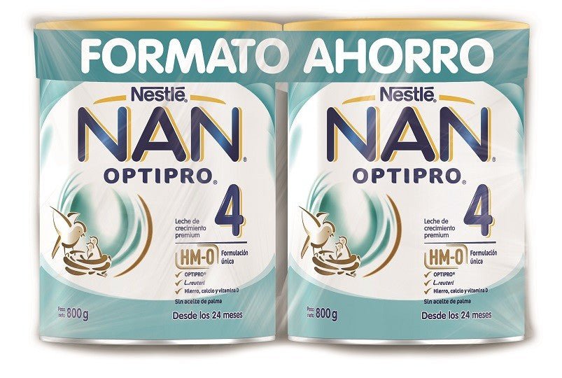 NAN OPTIPRO 4 Leche de Crecimiento DUPLO 2x800g-2