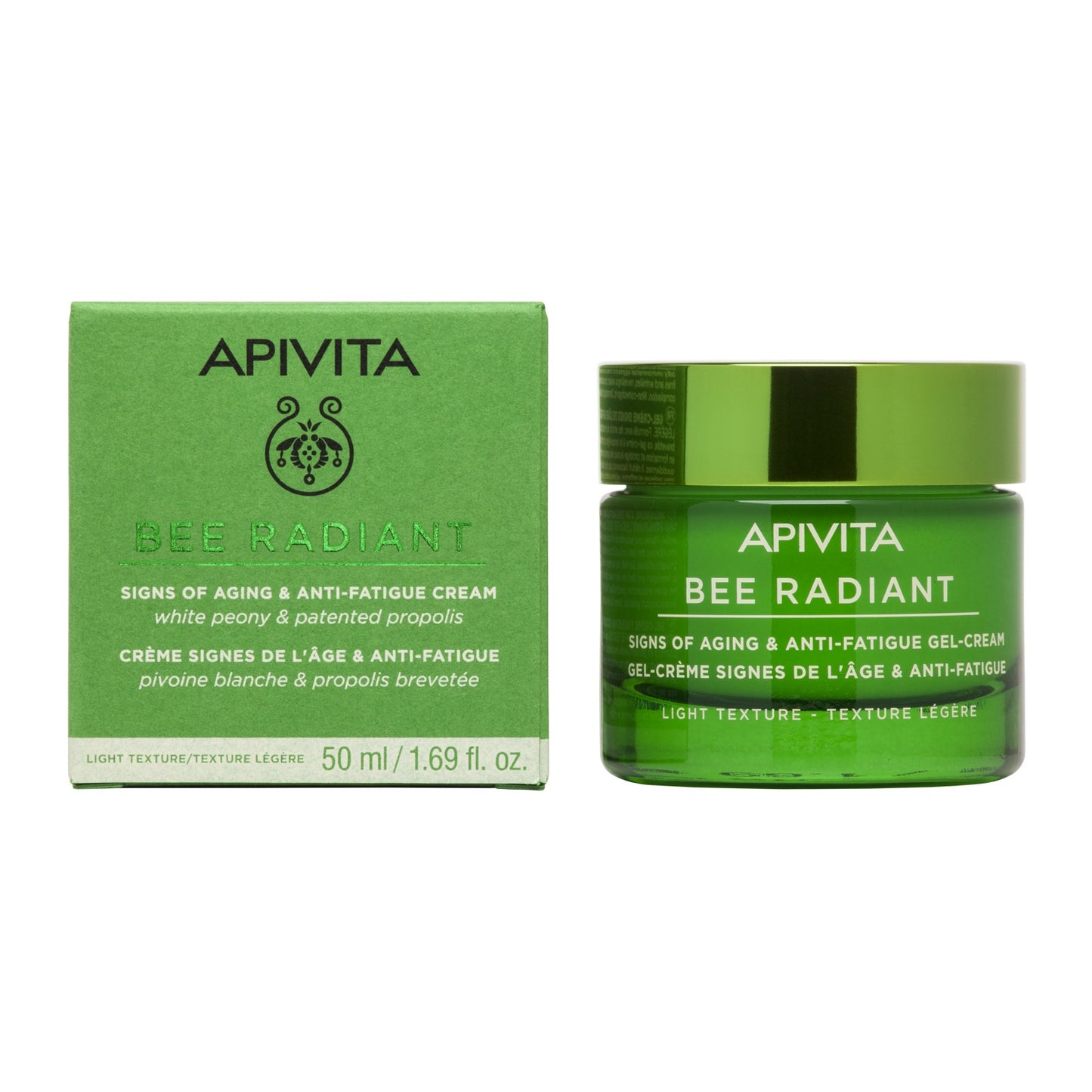 APIVITA Bee Radiant Gel-Crema Signos de la Edad & Antifatiga Textura Ligera 50ml-2