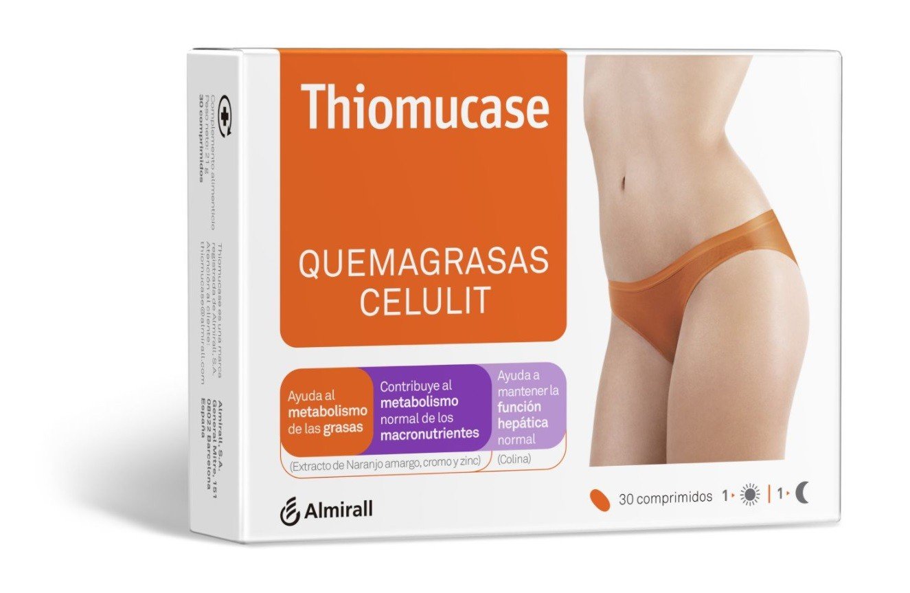 THIOMUCASE Quemagrasas Celulítico 30 comprimidos-1