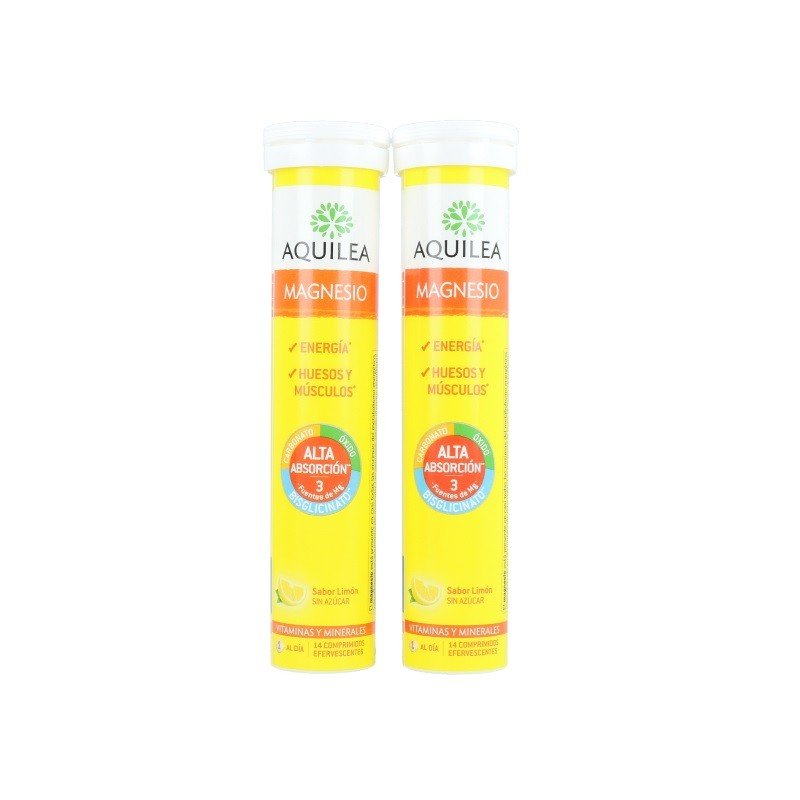 AQUILEA Magnesio Sabor Limón 28 Comprimidos Efervescentes-3