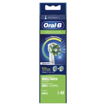 ORAL-B CrossAction Recambio con CleanMaximiser 3 Cabezales-1