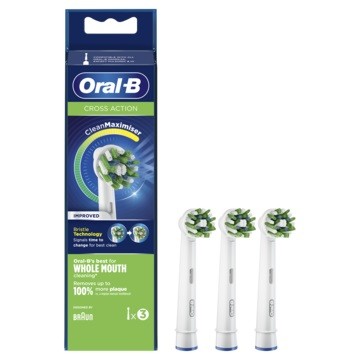 ORAL-B CrossAction Recambio con CleanMaximiser 3 Cabezales-2