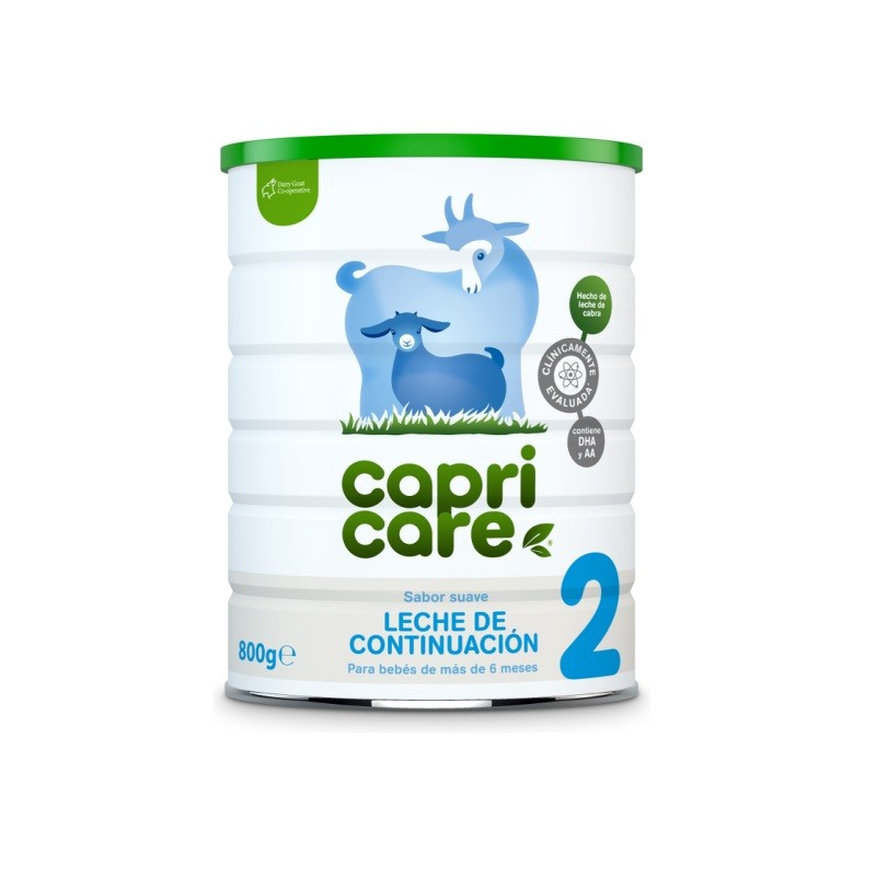 CAPRICARE 2 Leche de Continuación a base de Leche de Cabra 800gr Nueva Fórmula-1