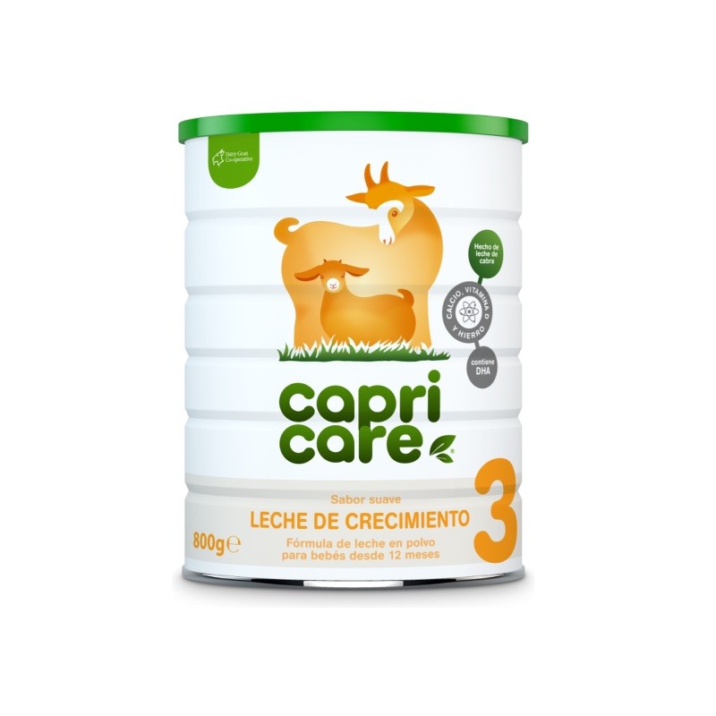 CAPRICARE 3 Leche de Crecimiento a base de Leche de Cabra 800gr Nueva Formula-1