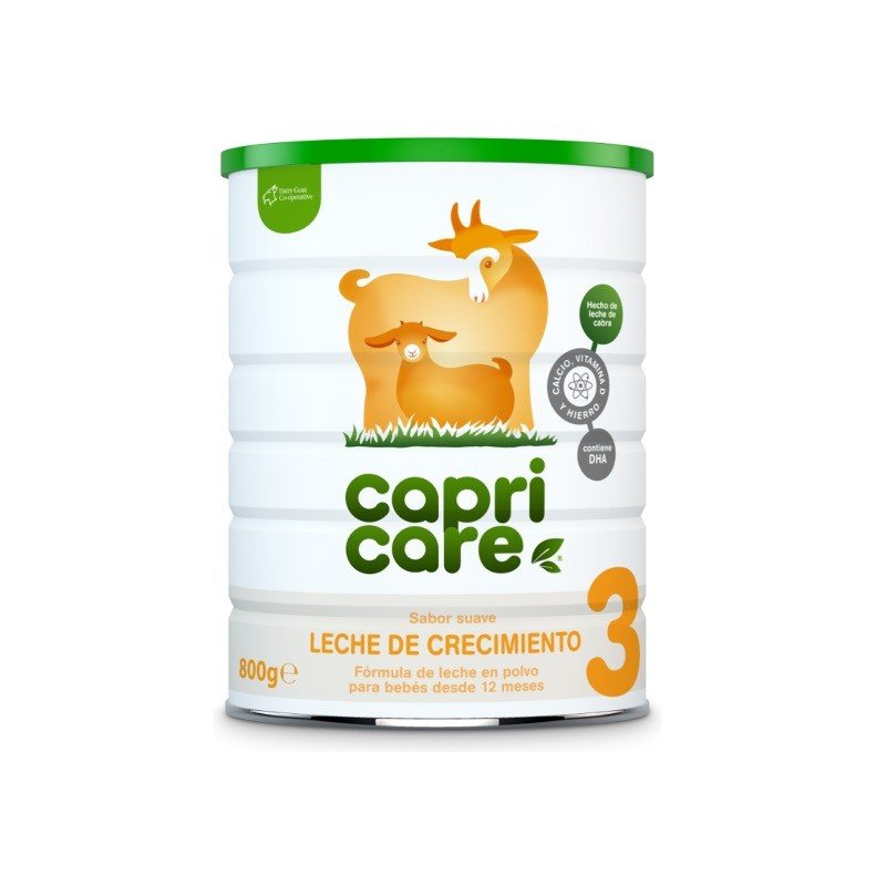 CAPRICARE 3 Leche de Crecimiento a base de Leche de Cabra 800gr Nueva Formula-1