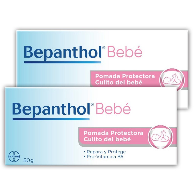 BEPANTHOL Pomada Protectora Bebé DUPLO 2x50gr-1