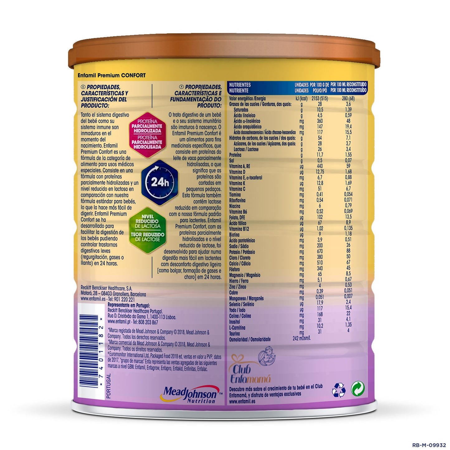 Enfamil Premium Confort PACK 4x800gr-8