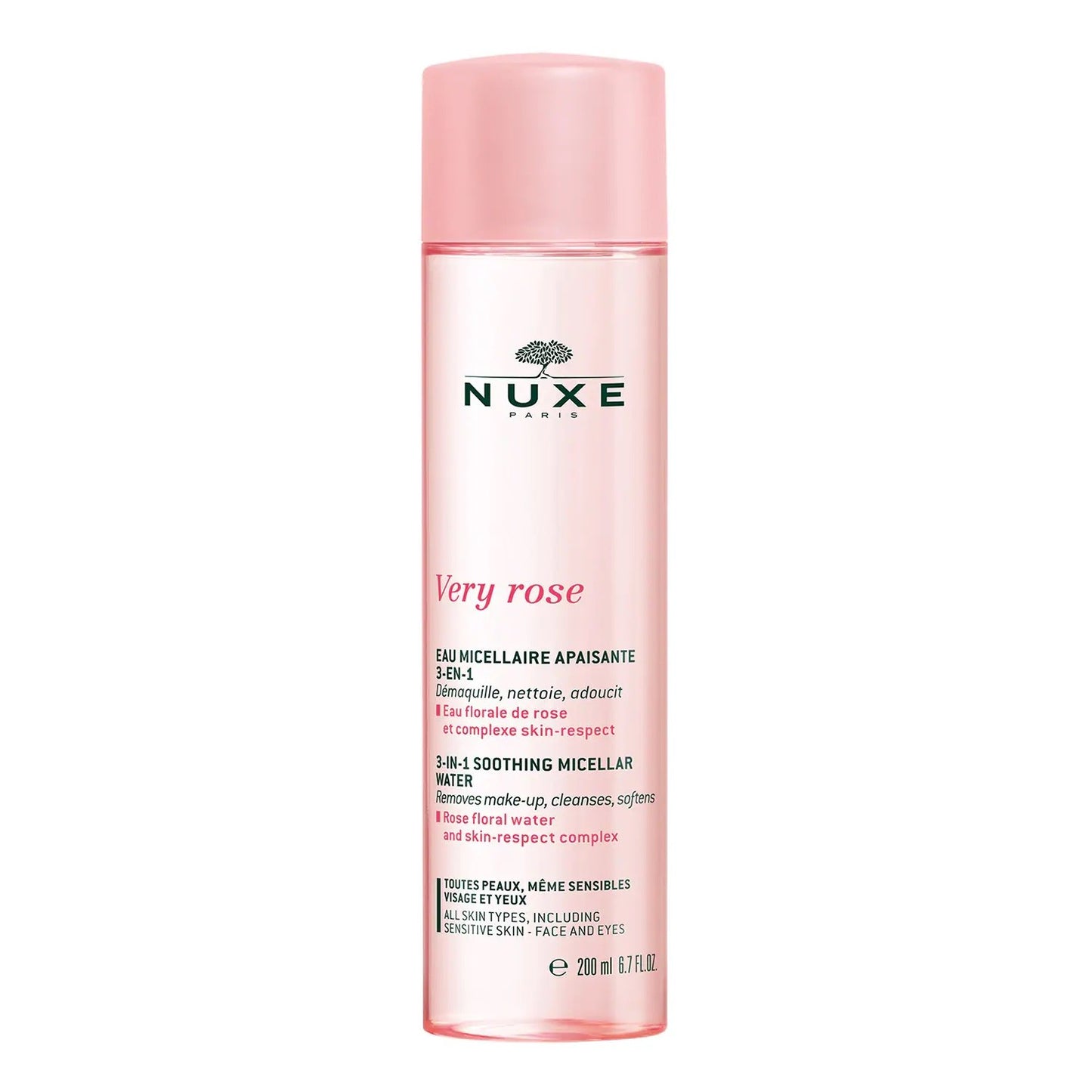 NUXE Agua Micelar Calmante 3 en 1 Very Rose 200ml-1