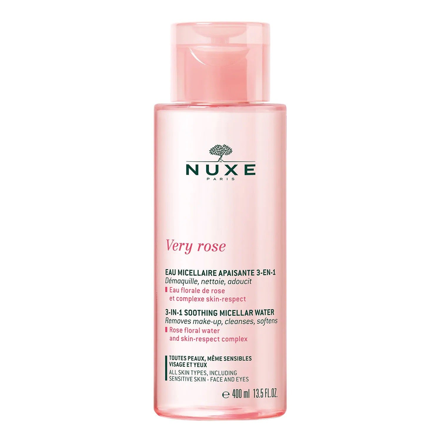 NUXE Agua Micelar Calmante 3 en 1 Very Rose 400ml-1