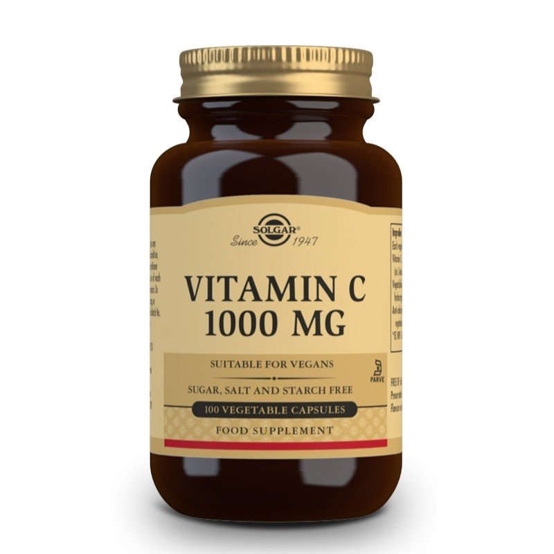SOLGAR Vitamina C 1000mg 100 Cápsulas Vegetales-2