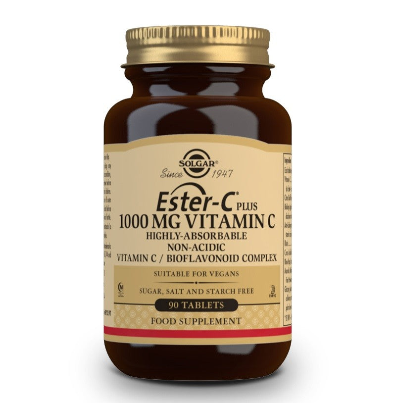 SOLGAR Ester-C Plus 1000mg Vitamina C 90 Comprimidos-2