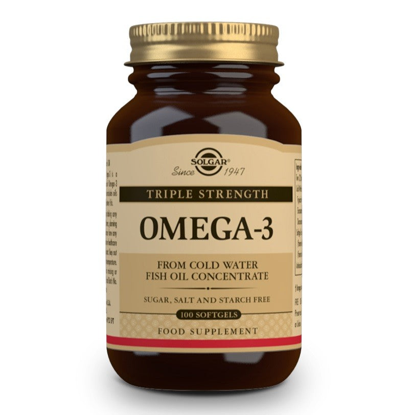 SOLGAR Omega-3 Triple Concentración 100 Cápsulas Blandas-2