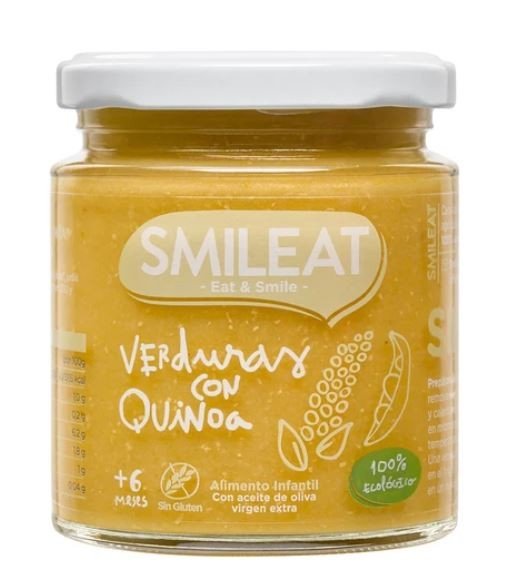 SMILEAT Tarrito Ecológico Verduras con Quinoa 230g-1