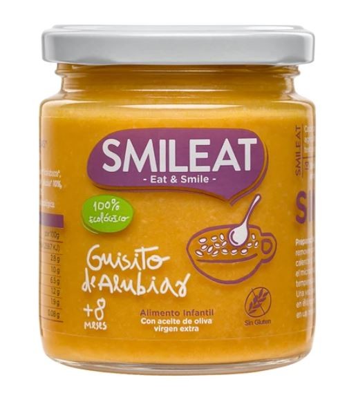 SMILEAT Tarrito Ecológico Guisito de Alubias 230g-1