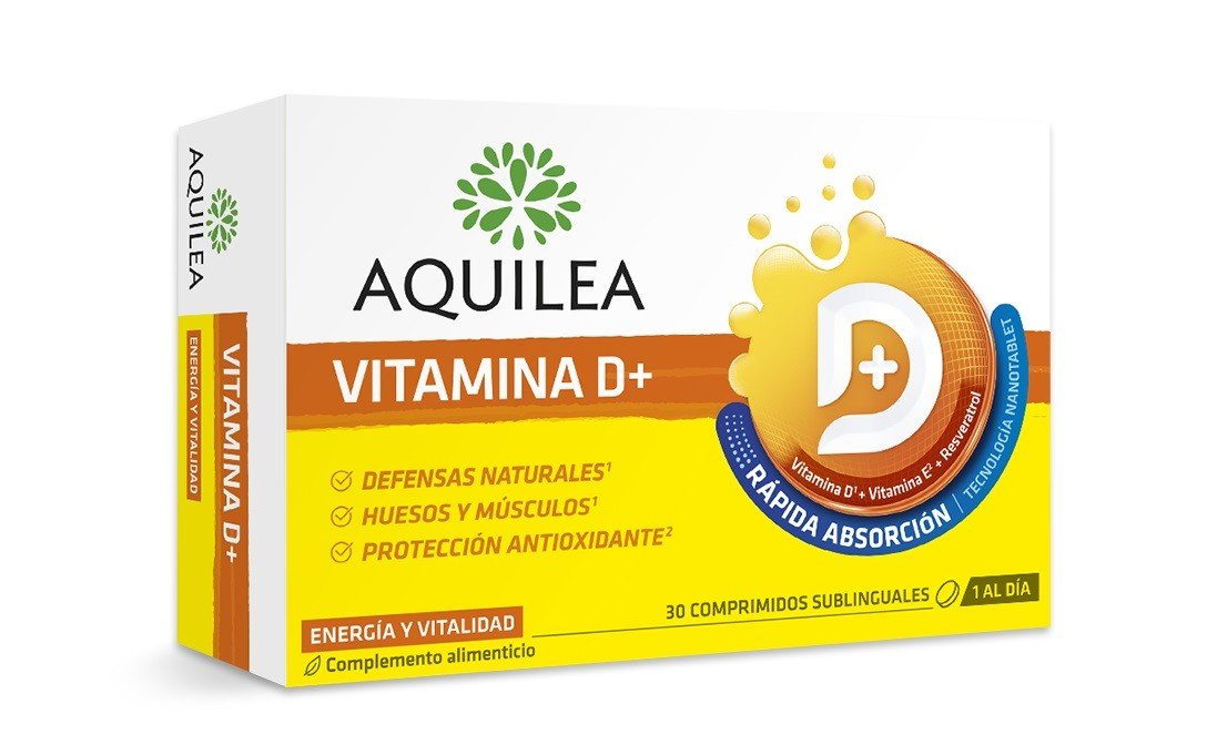 AQUILEA Vitamina D+ (30 comprimidos sublinguales)-1