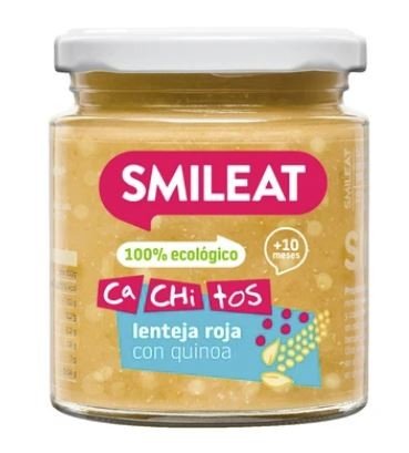SMILEAT Potito Ecológico Cachitos Lentejas con Quinoa 230g-1