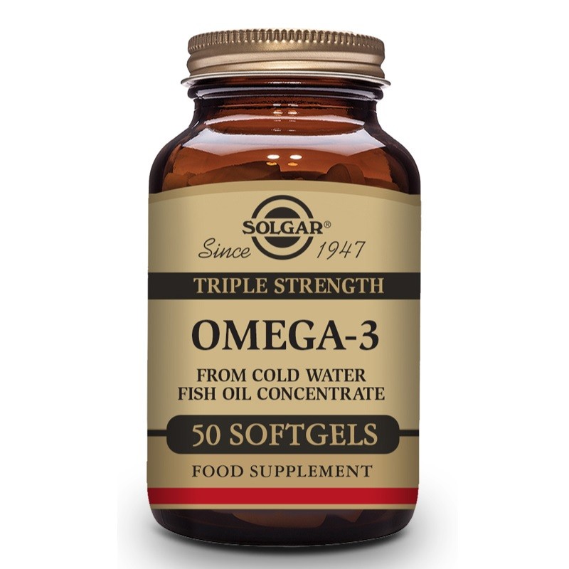 SOLGAR Omega-3 Triple Concentración 50 Cápsulas Blandas-1