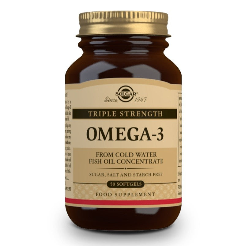 SOLGAR Omega-3 Triple Concentración 50 Cápsulas Blandas-2
