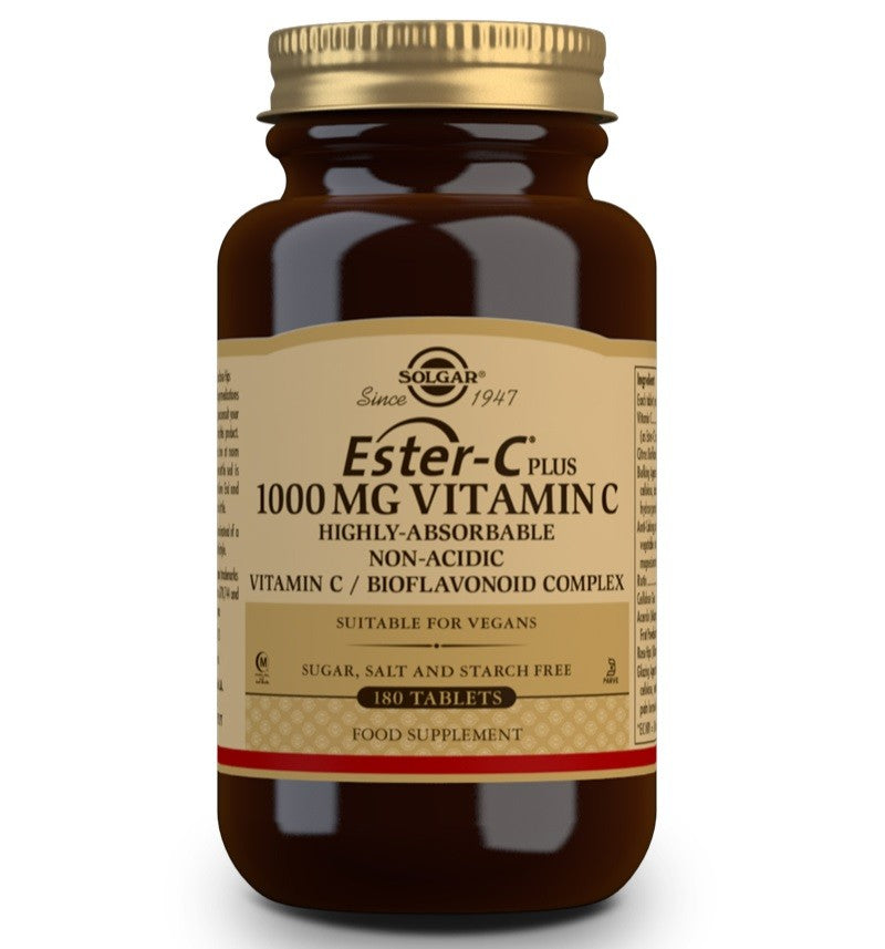 SOLGAR Ester-C Plus 1000mg Vitamina C 180 Comprimidos-2