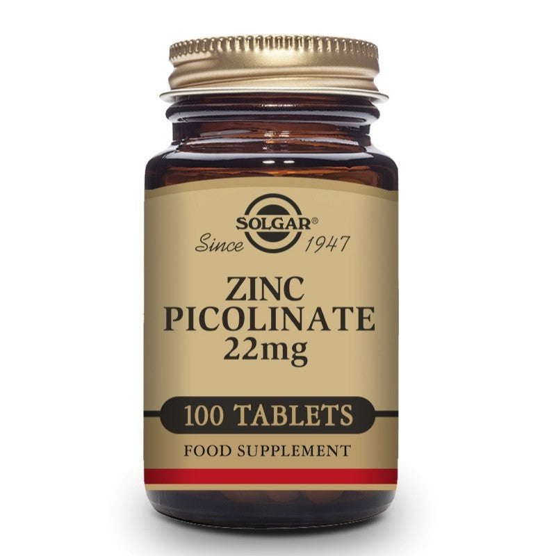 SOLGAR Zinc Picolinato 22mg 100 comprimidos-2