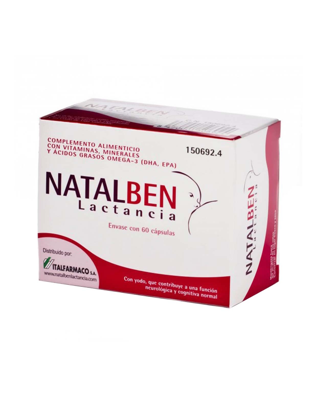 NATALBEN Lactancia 60 Cápsulas-1