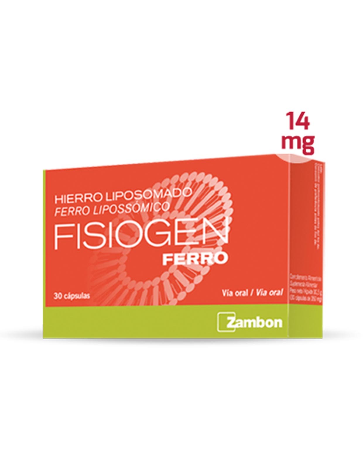 FISIOGEN Ferro 30 Cápsulas-1