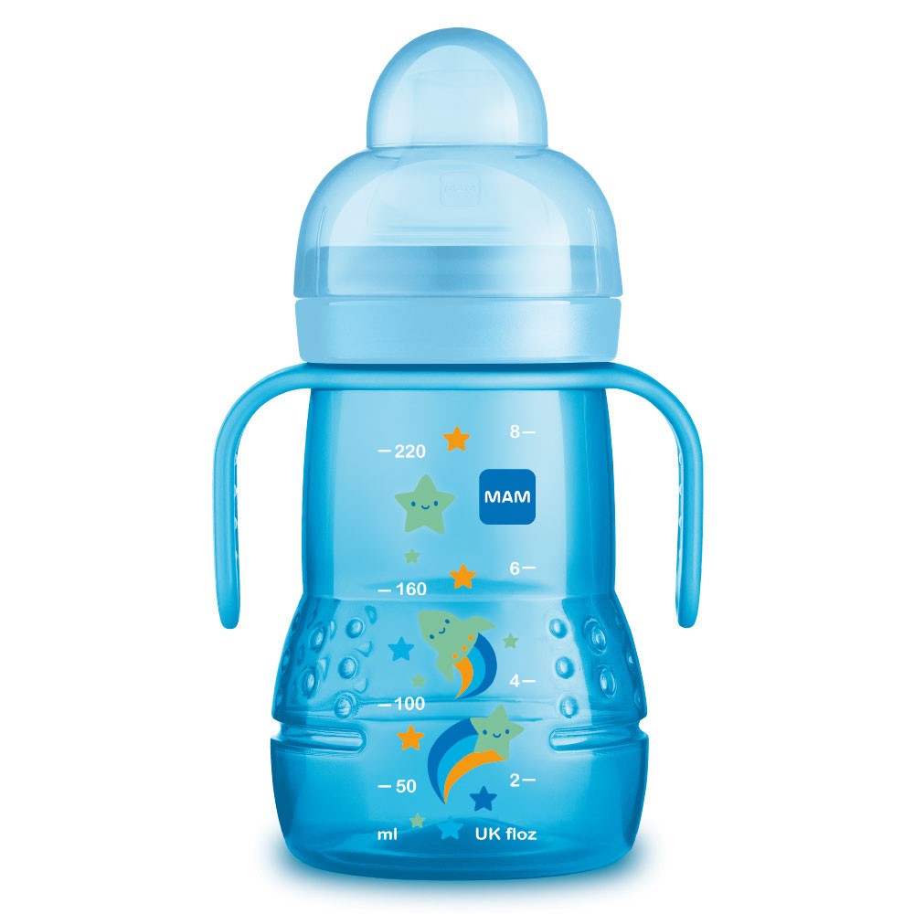 MAM Biberón Vaso de Aprendizaje Trainer 220ml Azul-1