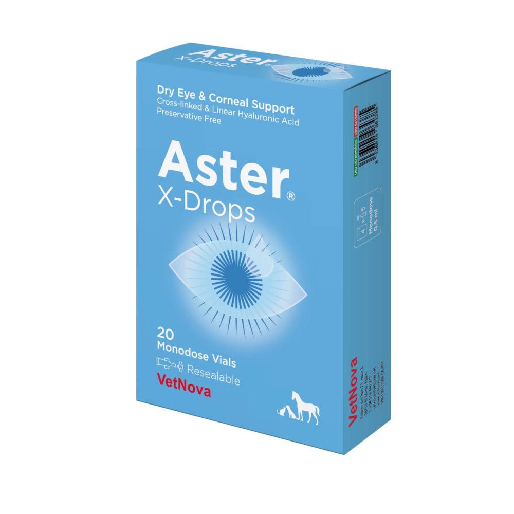 augentropfen einzeldosis aufbewahren Vetnova Aster X-Drops Augentropfen Lösung 20 Einzeldosen