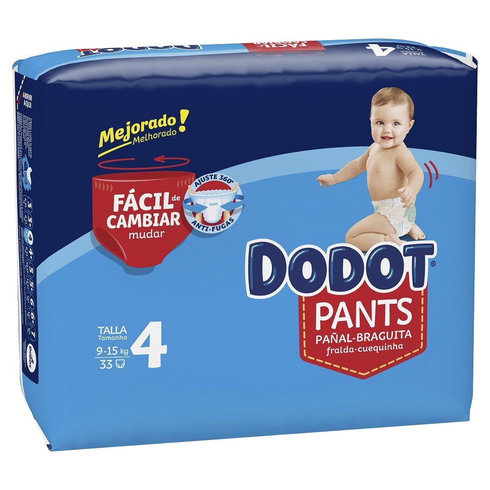 DODOT Pants Talla 4 (9-15 Kg) 33 unidades-1